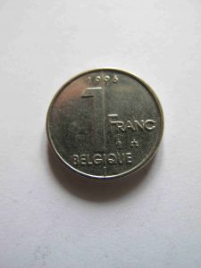 Бельгия 1 франк 1996 BELGIQVE