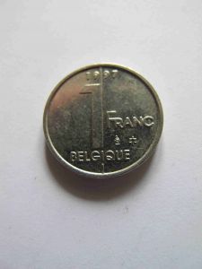 Бельгия 1 франк 1997 BELGIQVE