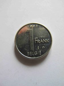 Бельгия 1 франк 1997 BELGIE