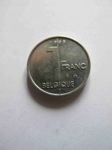 Бельгия 1 франк 1998 BELGIQVE