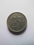 Монета Бельгия 25 сентим 1964 BELGIE