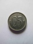 Монета Бельгия 25 сентим 1966 BELGIE