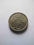 Монета Бельгия 25 сентим 1968 BELGIQVE