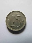 Монета Бельгия 25 сентим 1972 BELGIE