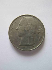 Бельгия 5 франков 1949 BELGIE