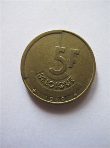 Бельгия 5 франков 1986 BELGIQVE