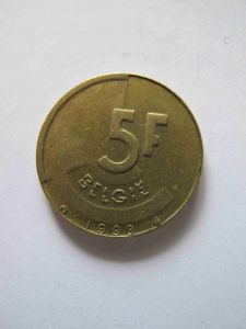 Бельгия 5 франков 1993 BELGIE