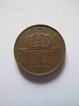 Монета Бельгия 50 сентим 1952 BELGIE