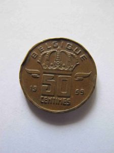 Бельгия 50 сентим 1959 BELGIQVE