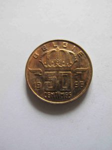 Бельгия 50 сентим 1996 BELGIE