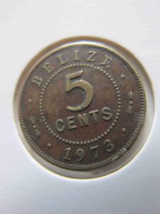  Белиз 5 центов 1973