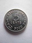 Монета Белиз 5 центов 1981 ФАО