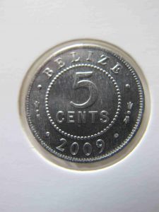  Белиз 5 центов 2009