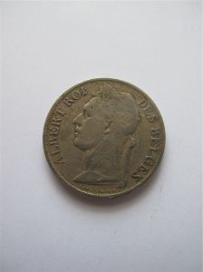 Бельгийское Конго 1 франк 1922 km#20