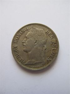 Бельгийское Конго 1 франк 1924 - km#21