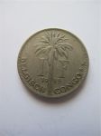 Монета Бельгийское Конго 1 франк 1925 km#21