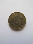 Монета Бельгийское Конго 1 франк 1949
