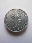 Монета Бельгийское Конго 1 франк 1960