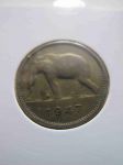 Монета Бельгийское Конго 2 франка 1947