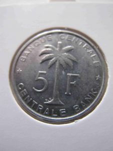 Бельгийское Конго 5 франков 1959