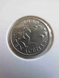 Бермудские острова 10 центов 1990