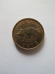 Монета Бермудские острова 1 цент 1978