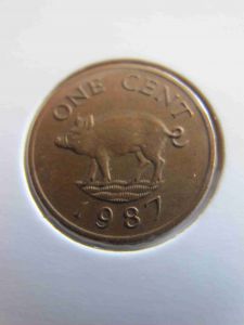 Бермудские острова 1 цент 1987
