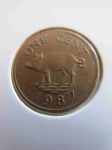 Монета Бермудские острова 1 цент 1987
