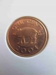 Монета Бермудские острова 1 цент 2004