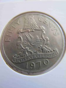 Бермудские острова 50 центов 1970