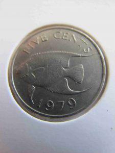 Бермудские острова 5 центов 1979