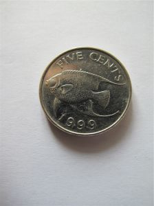 Бермудские острова 5 центов 1999