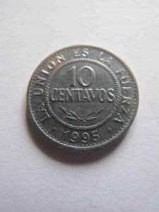 Боливия 10 сентаво 1995