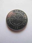 Монета Боливия 20 сентаво 1991