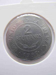 Боливия 2 боливиано 1997