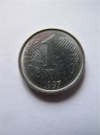 Монета Бразилия 1 сентаво 1997