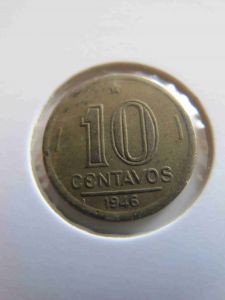 Бразилия 10 сентаво 1946