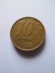 Монета Бразилия 10 сентаво 2002
