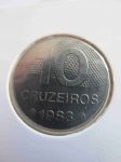 Монета Бразилия 10 крузейро 1983
