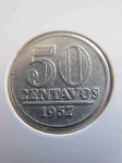 Монета Бразилия 50 сентаво 1957