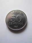 Монета Бразилия 50 сентаво 1987