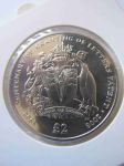Монета Британские Антарктические территории 2 фунта 2008