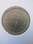 Монета Британская Индия 1/2 рупии 1944 серебро