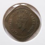 Монета Британская Индия 2 АННЫ 1944 (B)