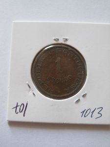 Монета Португальский Кабо-Верде 1 эскудо 1953