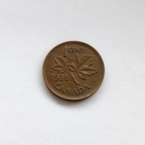 Канада 1 цент 1938