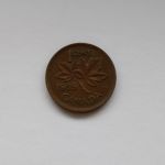 Монета Канада 1 цент 1939