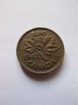 Монета Канада 1 цент 1947 кленовый лист