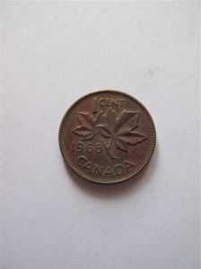 Канада 1 цент 1968