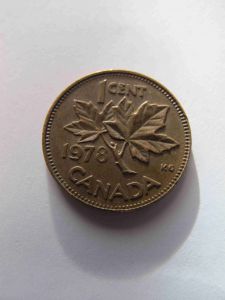 Канада 1 цент 1978
